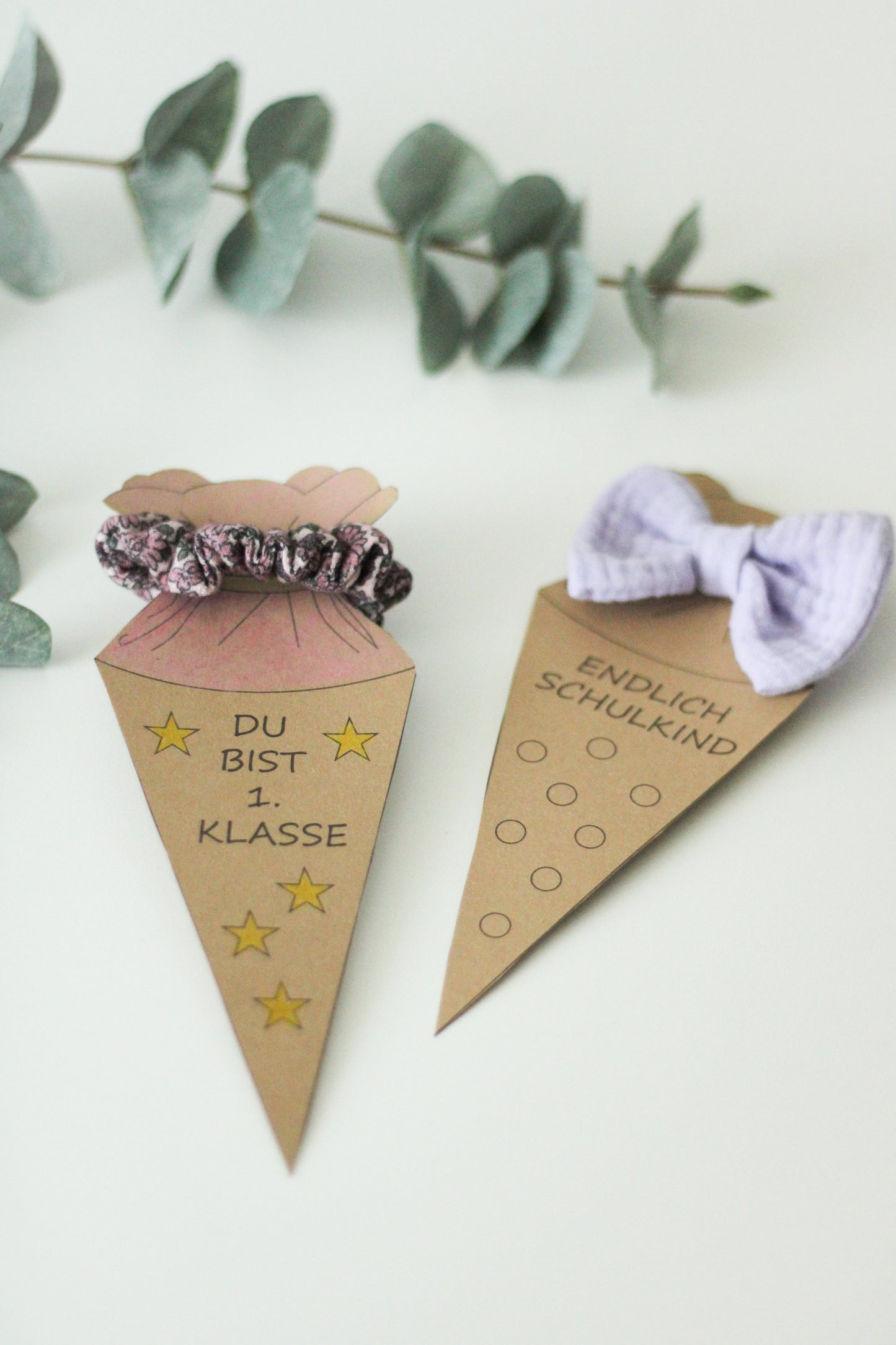 DIY-Vorlage Schultüte – Bastelvorlage als PDF zum Ausdrucken