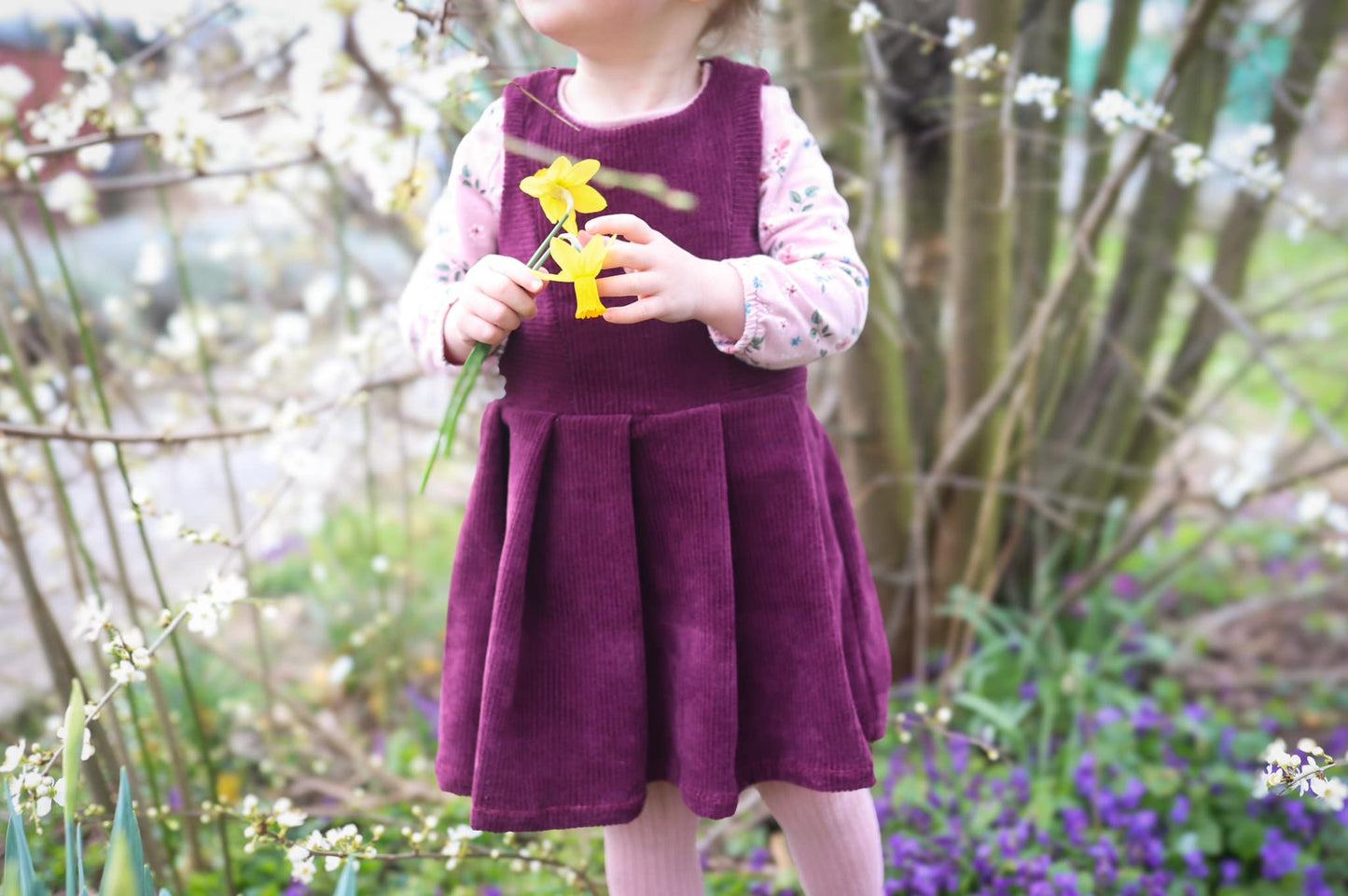 Schnittmuster Faltenzauber für dehnbare Stoffe - Kleid | PDF-Download | Größen 86-152