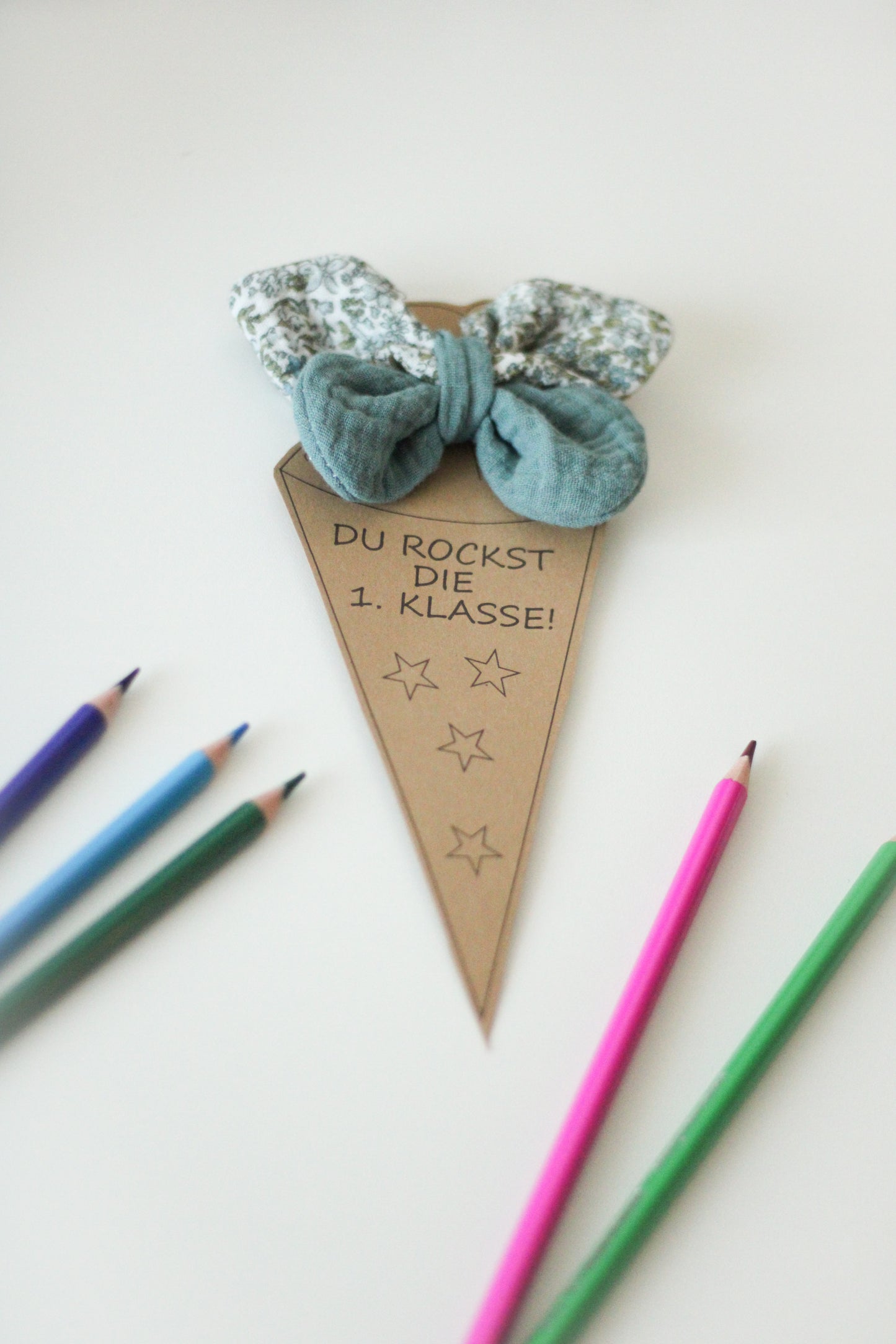 DIY-Vorlage Schultüte – Bastelvorlage als PDF zum Ausdrucken