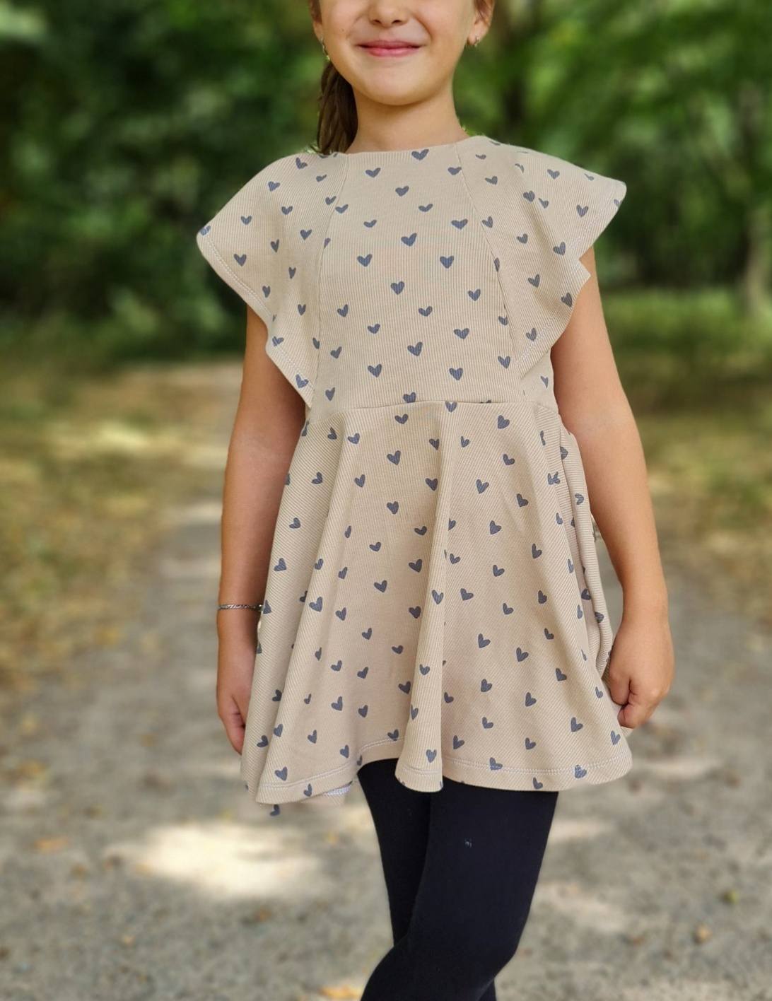 Schnittmuster Flügelschlag – Tunika Kleid | PDF-Download | Größen 86-152