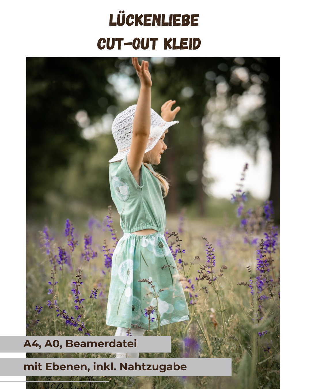 Schnittmuster Lückenliebe – Cut Out Kleid | PDF-Download | Größen 92-164