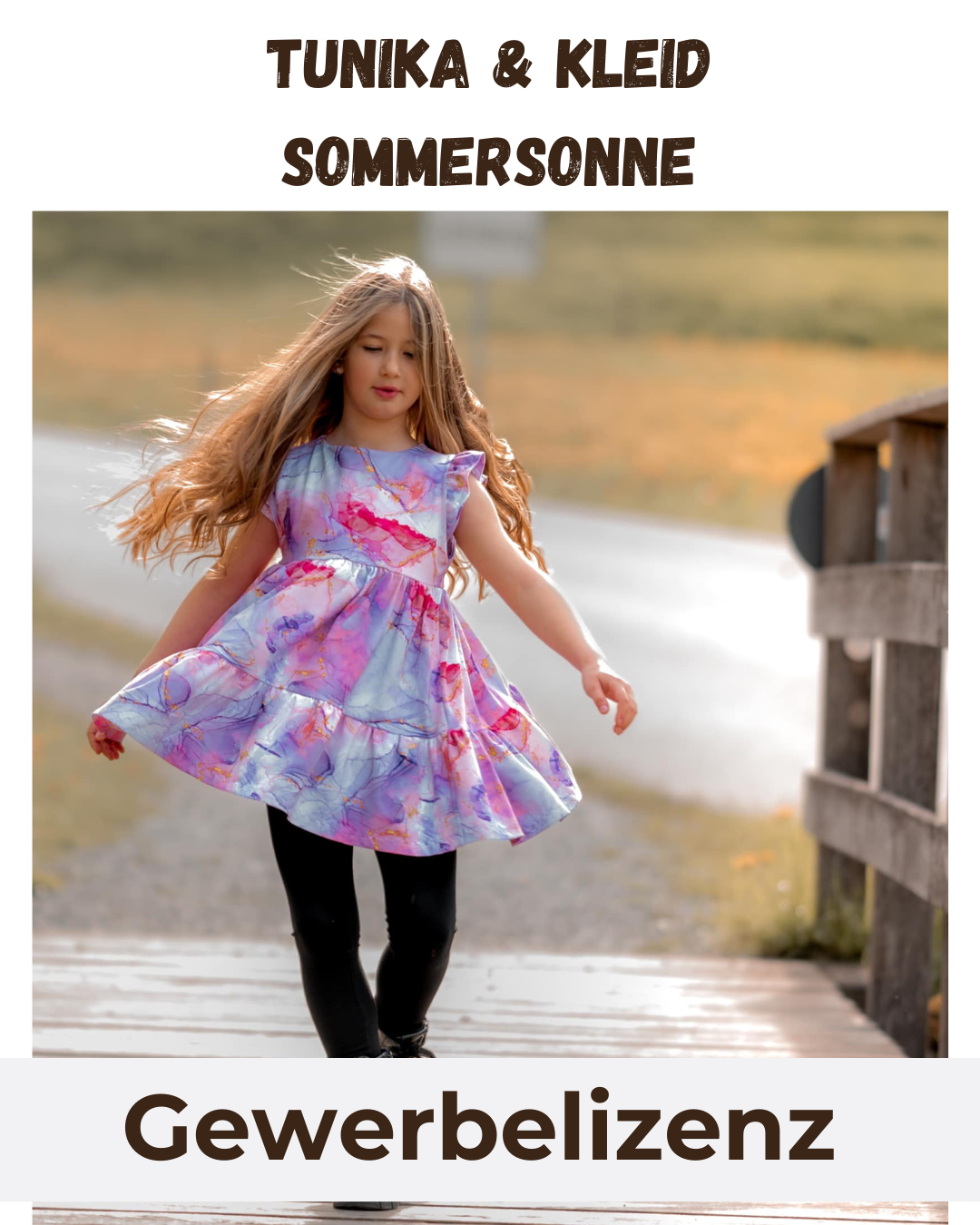 Gewerbelizenz Schnittmuster Tunika & Kleid Sommersonne