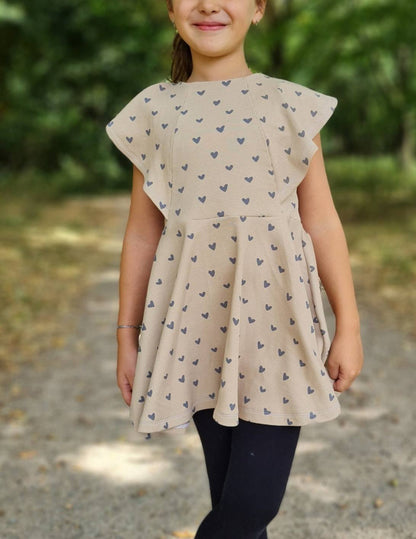 Schnittmuster Flügelschlag – Tunika Kleid | PDF-Download | Größen 86-152
