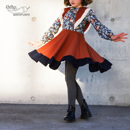 Schnittmuster Flügeltraum – Tunika Kleid | PDF-Download | Größen 86-152