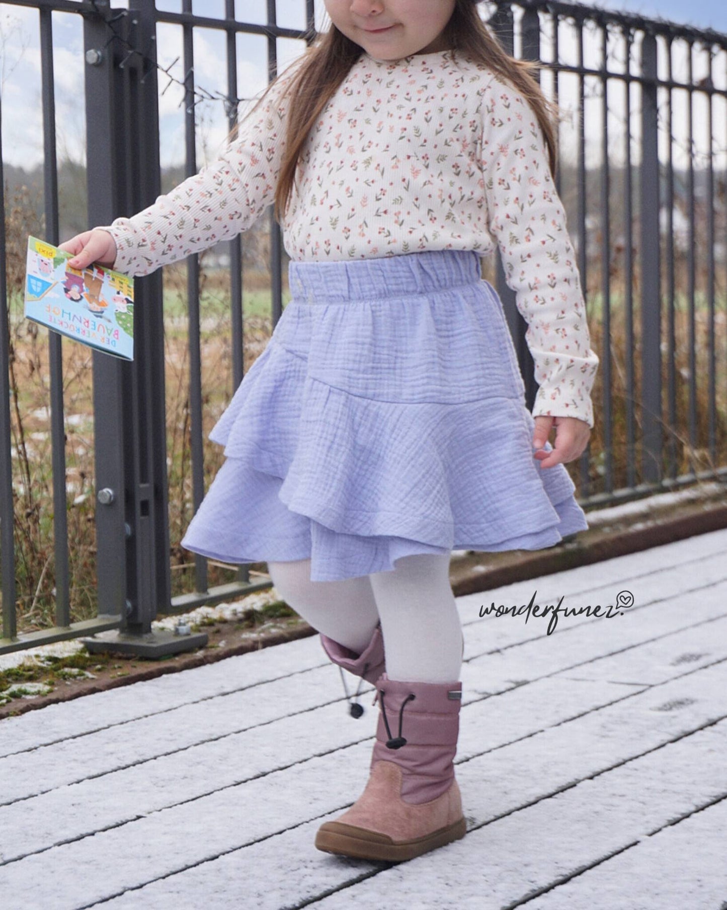 Schnittmuster Wiesentanz - Rock mit Volants | PDF-Download | Größen 86-140