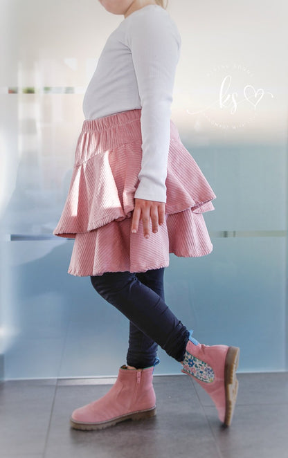 Schnittmuster Wiesentanz - Rock mit Volants | PDF-Download | Größen 86-140