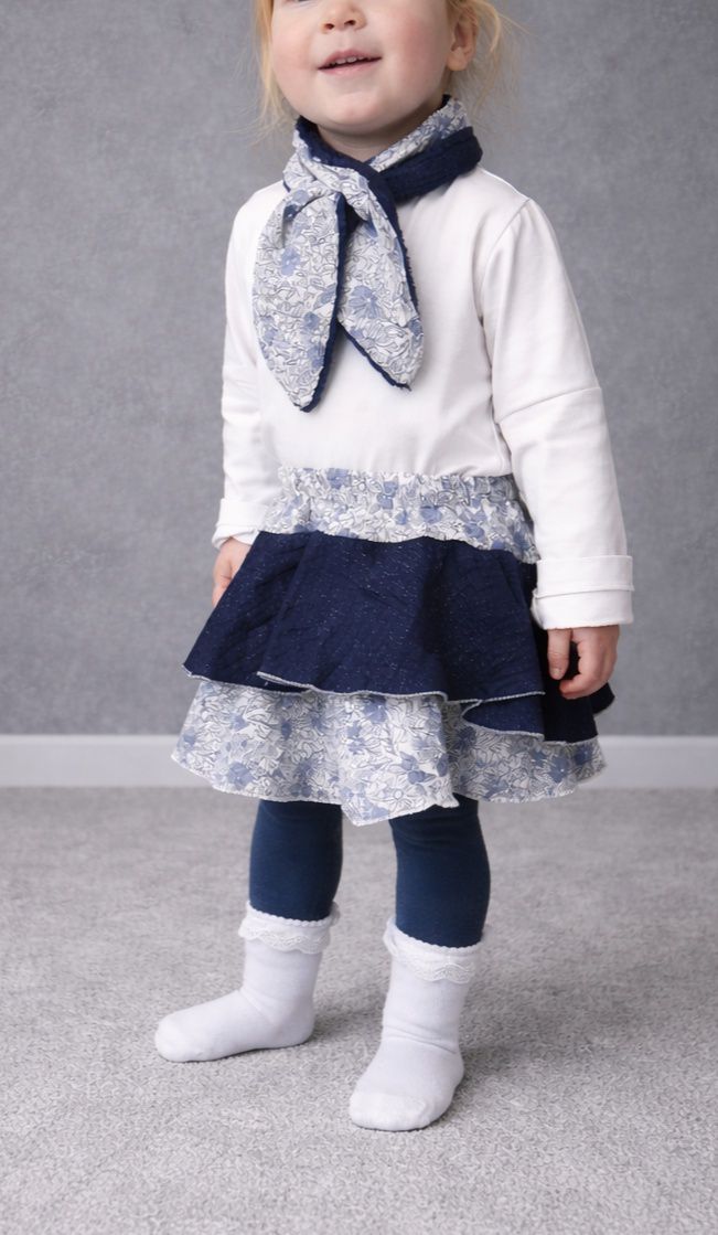 Schnittmuster Wiesentanz - Rock mit Volants | PDF-Download | Größen 86-140