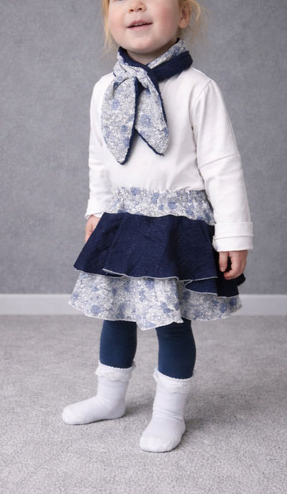 Schnittmuster Wiesentanz - Rock mit Volants | PDF-Download | Größen 86-140