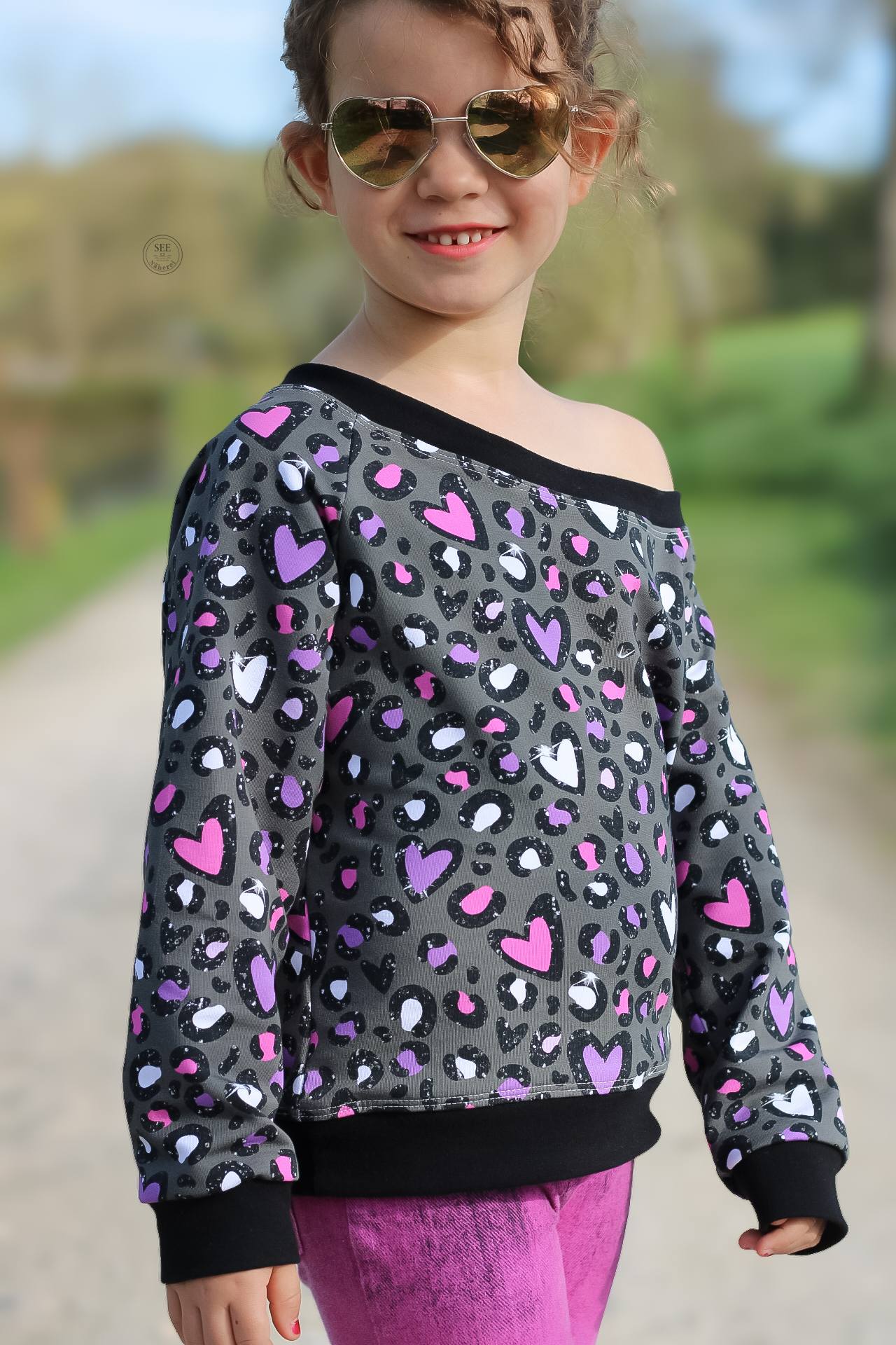 Schnittmuster Rückenwind – Raglan & Off-Shoulder Sweater| PDF-Download | Größen 98-164