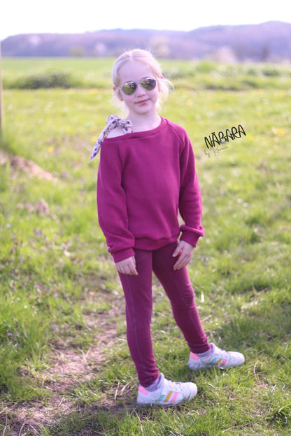 Schnittmuster Rückenwind – Raglan & Off-Shoulder Sweater| PDF-Download | Größen 98-164