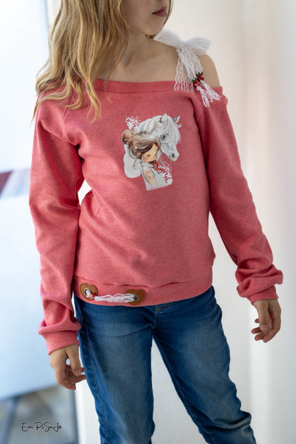 Schnittmuster Rückenwind – Raglan & Off-Shoulder Sweater| PDF-Download | Größen 98-164