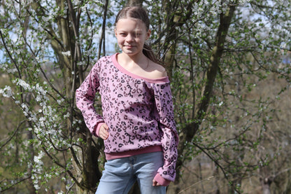 Schnittmuster Rückenwind – Raglan & Off-Shoulder Sweater| PDF-Download | Größen 98-164