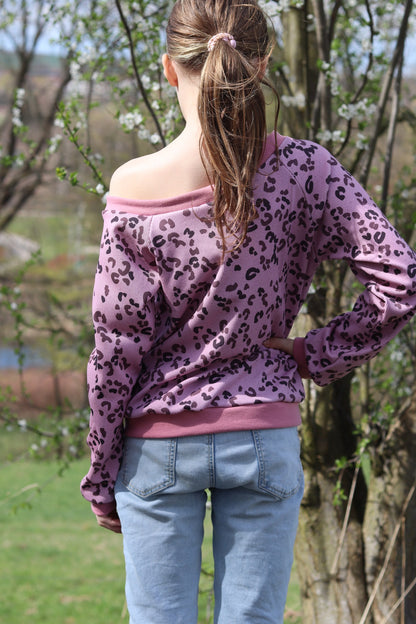 Schnittmuster Rückenwind – Raglan & Off-Shoulder Sweater| PDF-Download | Größen 98-164