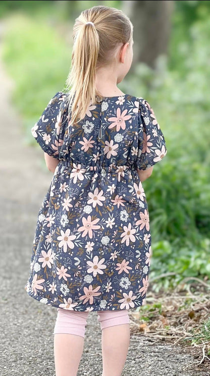 Sewing pattern for a tunic dress | PDF download | Sizes 86-152