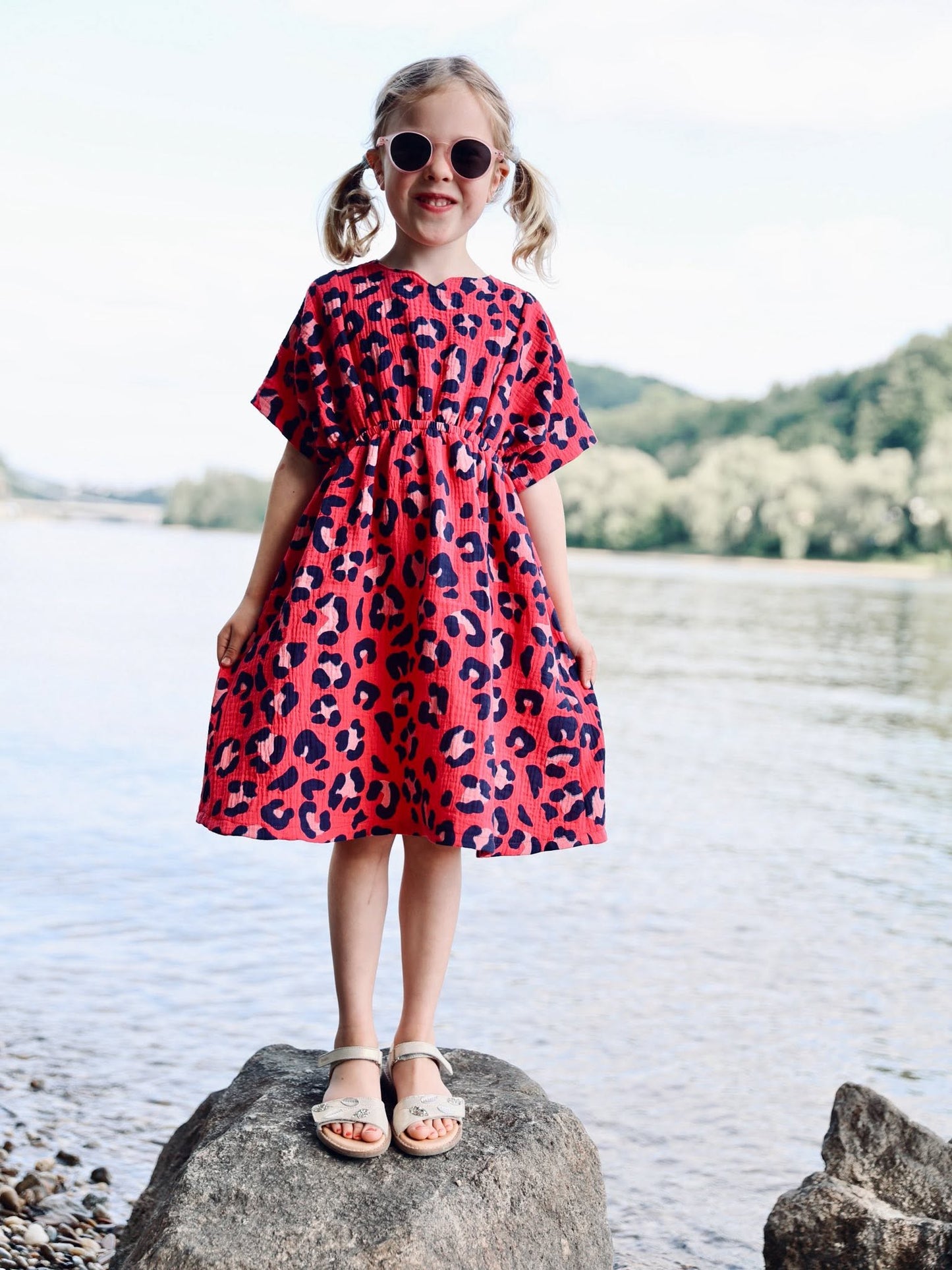 Sewing pattern for a tunic dress | PDF download | Sizes 86-152