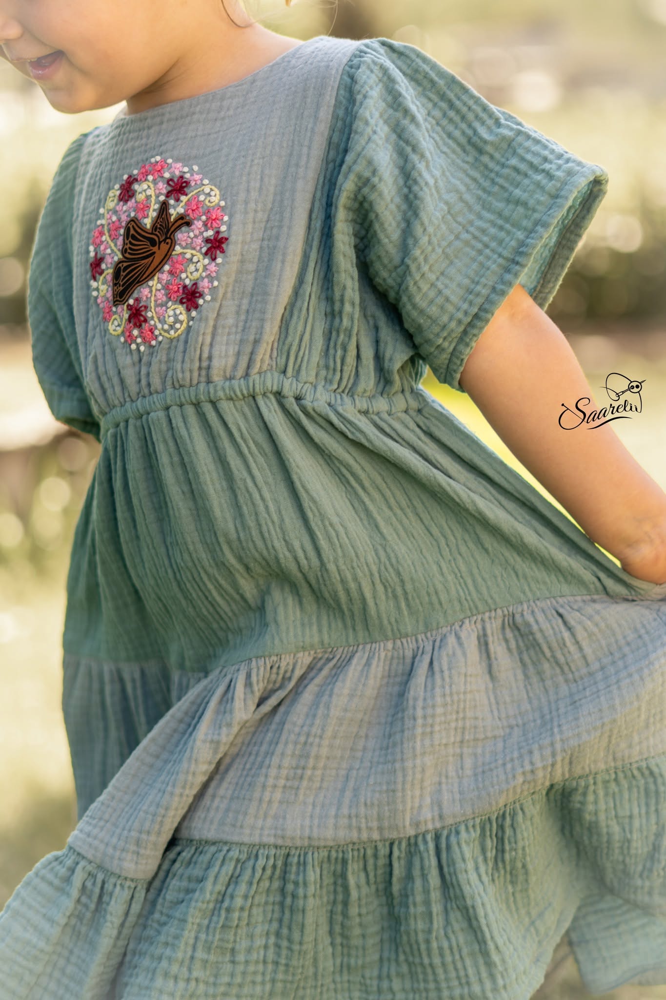 Sewing pattern for a tunic dress | PDF download | Sizes 86-152