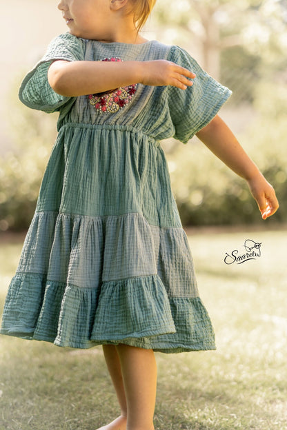 Sewing pattern for a tunic dress | PDF download | Sizes 86-152