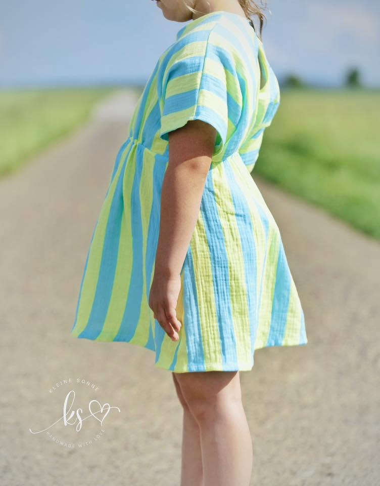 Sewing pattern for a tunic dress | PDF download | Sizes 86-152