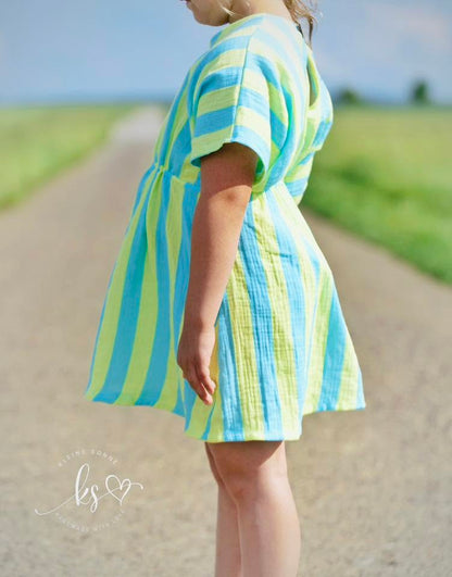 Sewing pattern for a tunic dress | PDF download | Sizes 86-152
