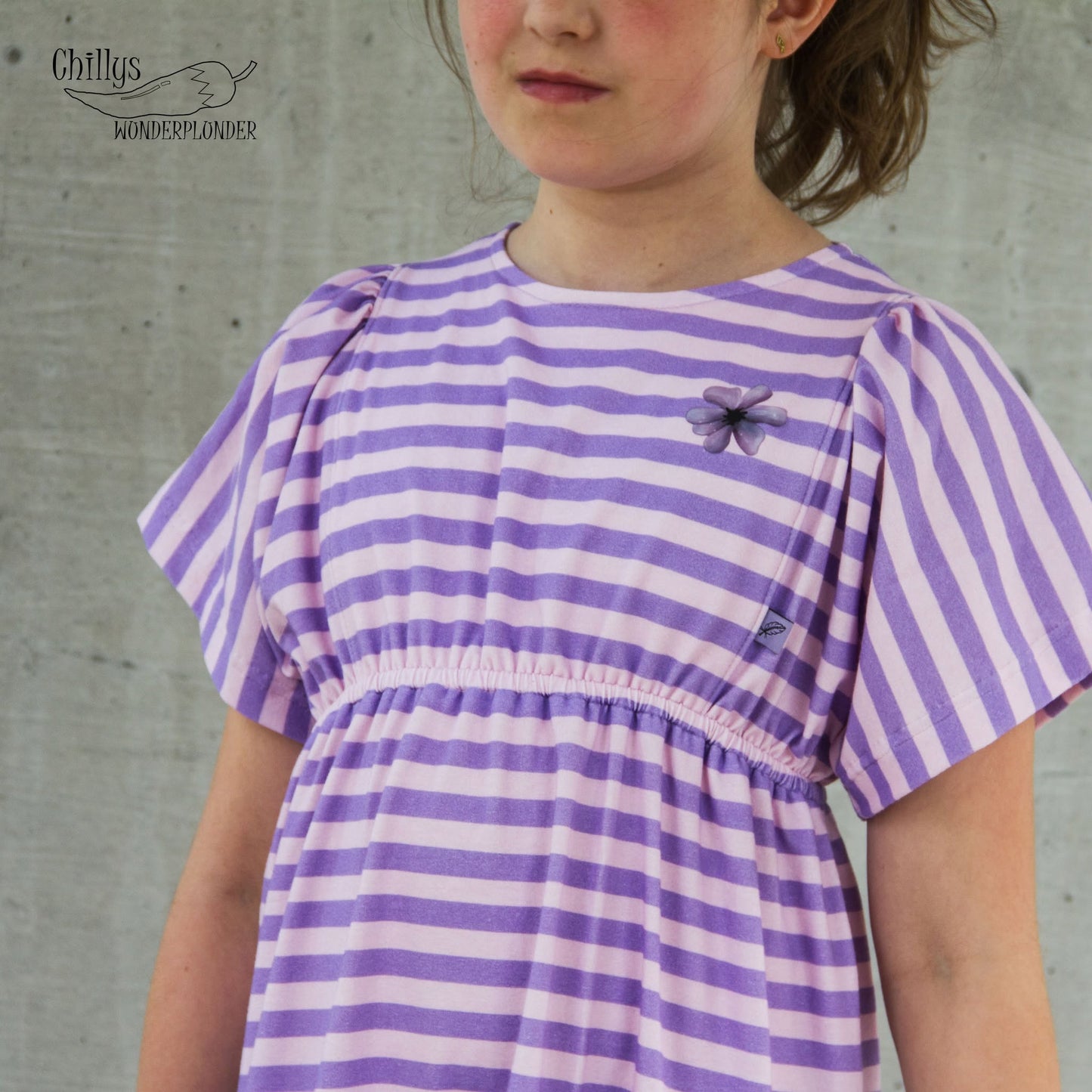 Sewing pattern for a tunic dress | PDF download | Sizes 86-152