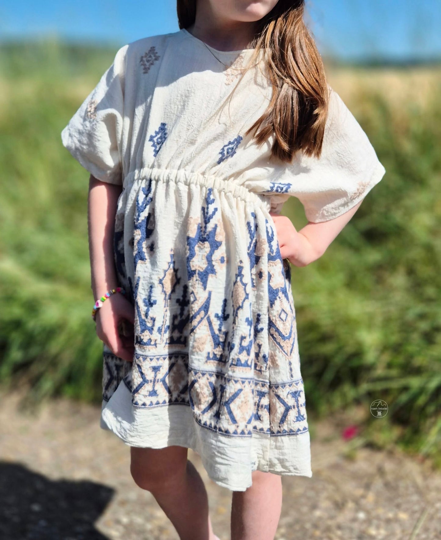 Sewing pattern for a tunic dress | PDF download | Sizes 86-152