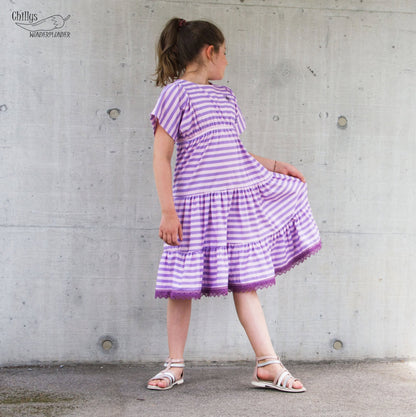Sewing pattern for a tunic dress | PDF download | Sizes 86-152