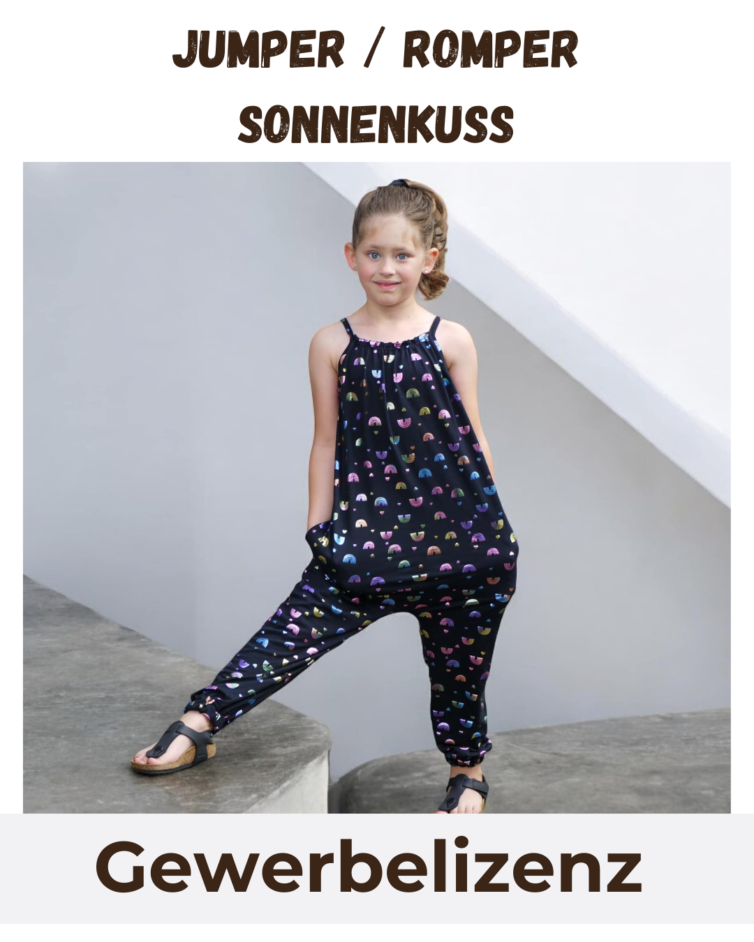 Gewerbelizenz Schnittmuster Jumper & Romper Sonnenkuss