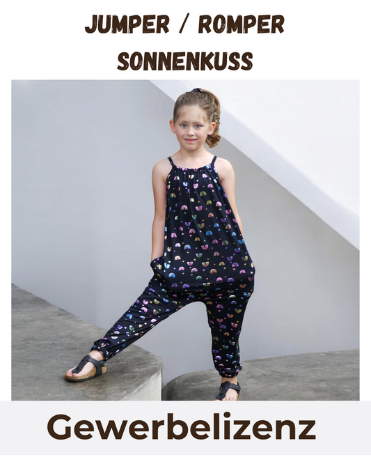 Gewerbelizenz Schnittmuster Jumper & Romper Sonnenkuss