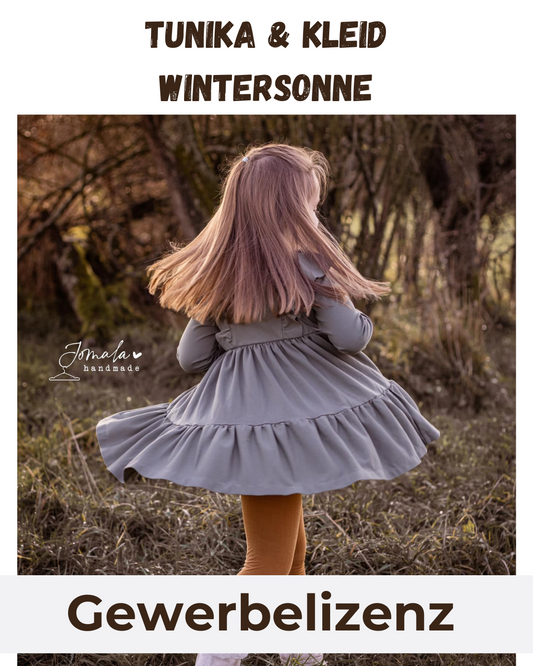 Gewerbelizenz Schnittmuster Tunika & Kleid Wintersonne