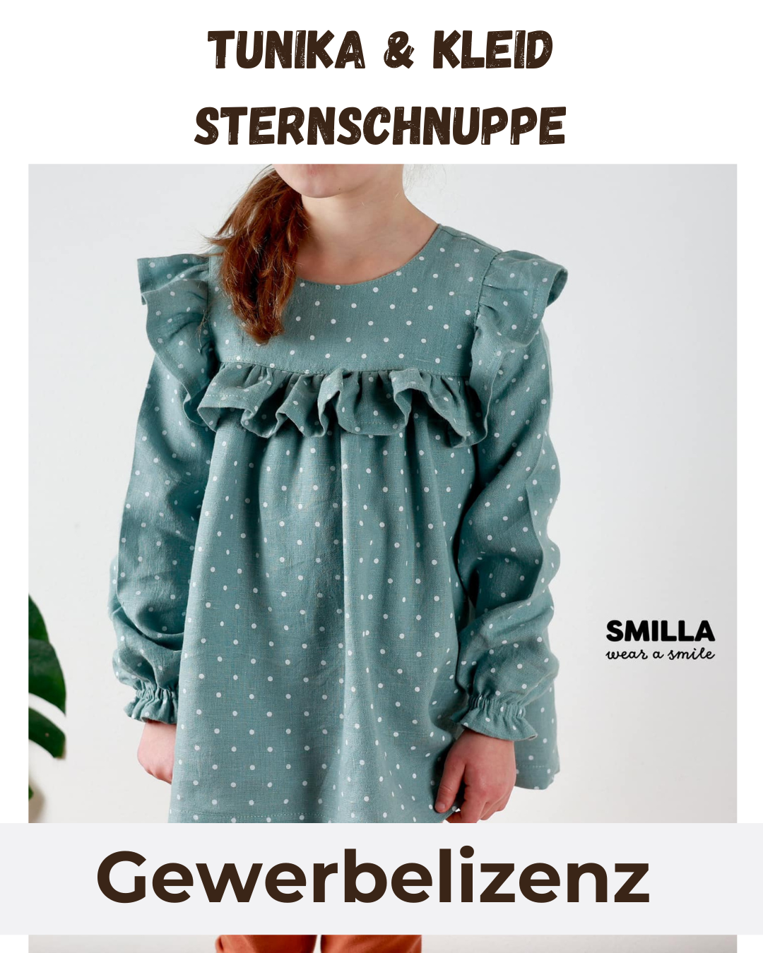 Gewerbelizenz Schnittmuster Tunika & Kleid Sternschnuppe