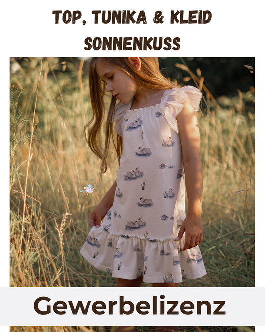 Gewerbelizenz Schnittmuster Top, Tunika & Kleid Sonnenkuss