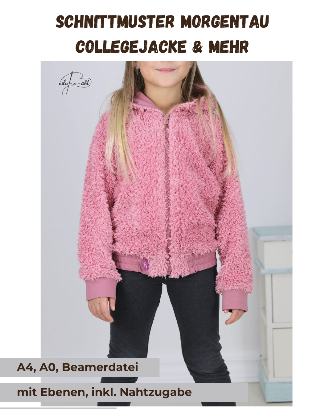 Schnittmuster Morgentau – College-Jacke | PDF-Download | Größen 86-152