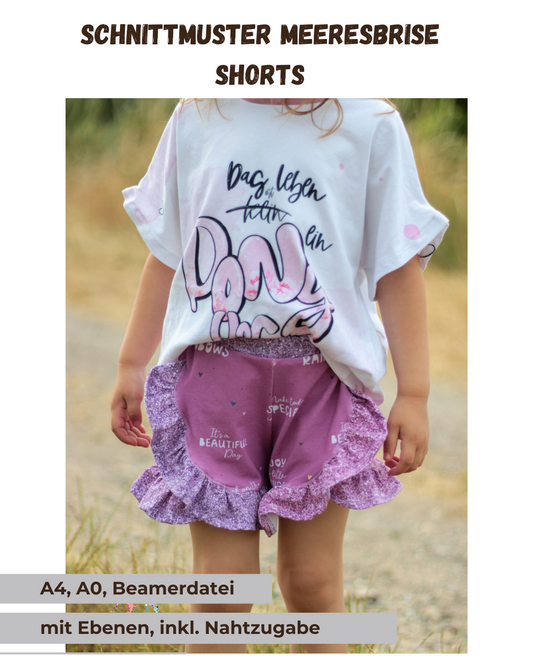 Schnittmuster Meeresbrise – Shorts | PDF-Download | Größen 74-152