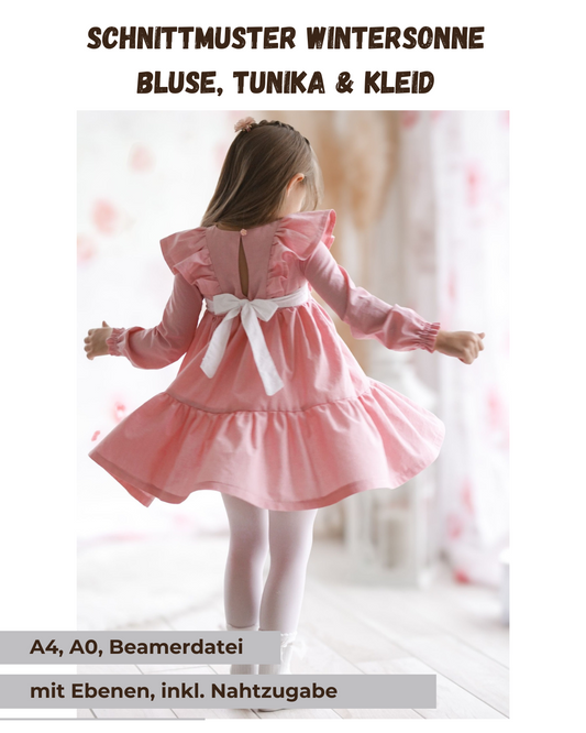 Schnittmuster Wintersonne – Tunika & Kleid | PDF-Download | Größen 86-140